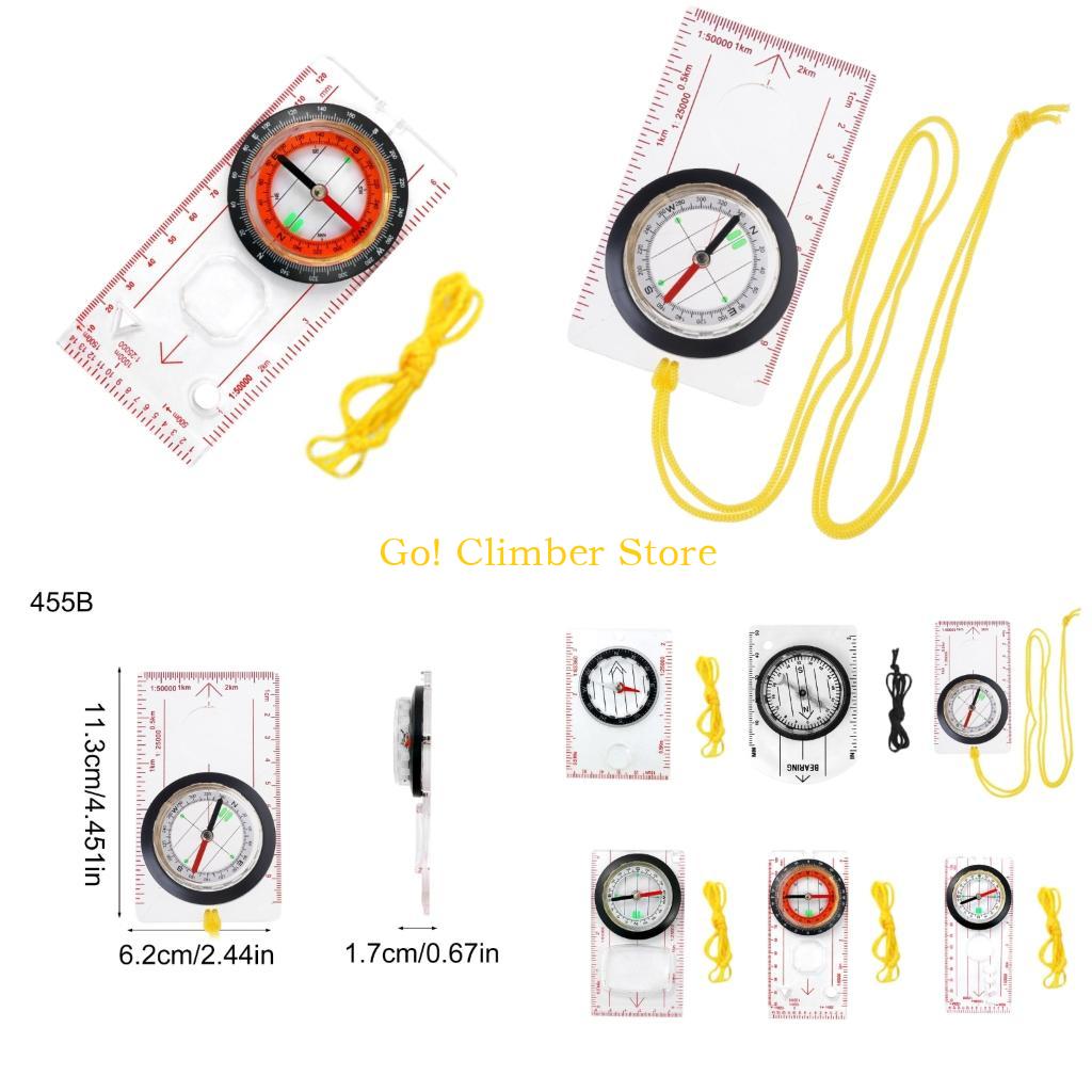Map Compass Orienteering - Q84C Циркуль для ориентирования с линейкой,