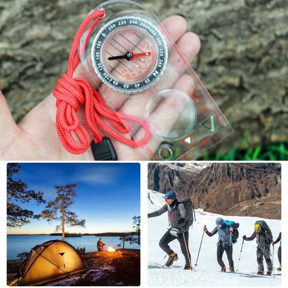 Map Compass Orienteering - Новый акриловый компас-линейка для карты, многофункциональный