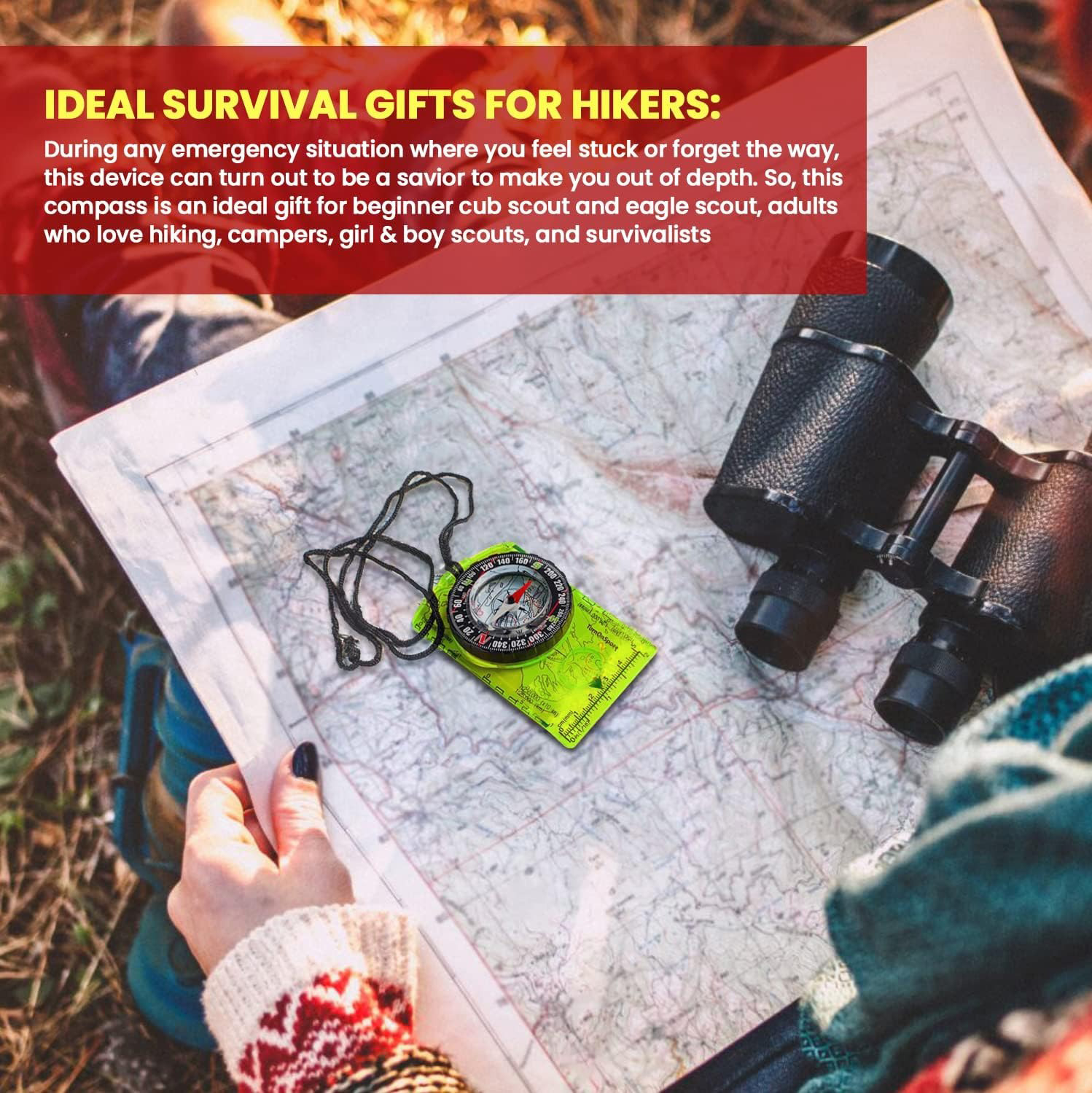 Компас для ориентирования YANB – обзор и цена Map Compass Orienteering